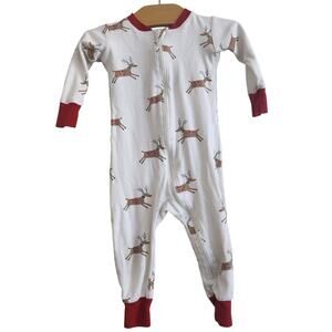 12-18M Kissy reindeer pajamas